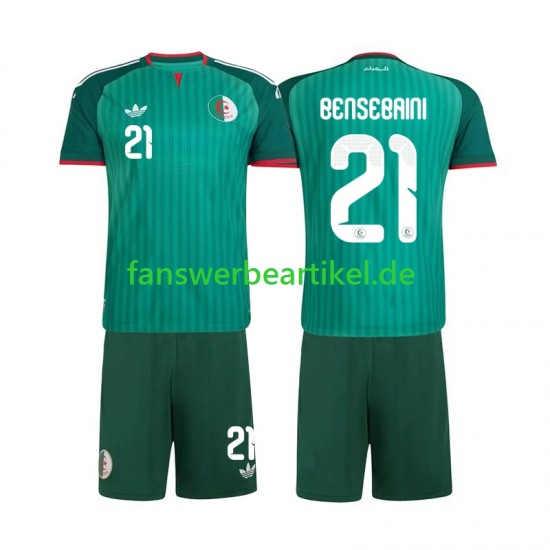 Ramy Bensebaini 21 Trikot Algerien Kinder Auswärtsausrüstung 2026 Kurzarm