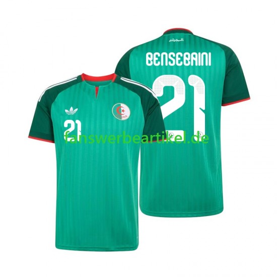 Ramy Bensebaini 21 Trikot Algerien Herren Auswärtsausrüstung 2026 Kurzarm