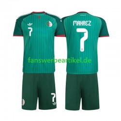 Riyad Mahrez 7 Trikot Algerien Kinder Auswärtsausrüstung 2026 Kurzarm