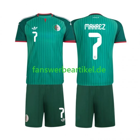 Riyad Mahrez 7 Trikot Algerien Kinder Auswärtsausrüstung 2026 Kurzarm