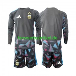 Torwart Trikot Argentinien Kinder Heimausrüstung WM 2026 Langarm
