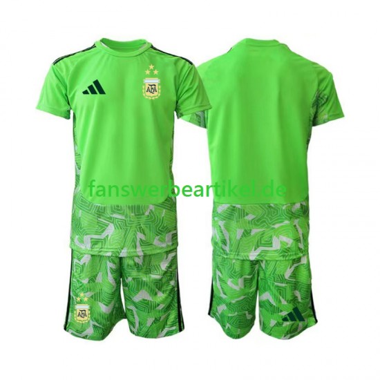 Torwart Trikot Argentinien Kinder Ausweich ausrüstung WM 2026 Kurzarm