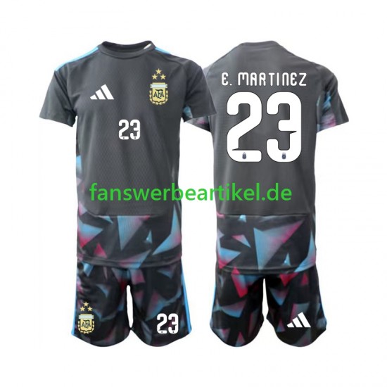 Emiliano Martinez 23 Torwart Trikot Argentinien Kinder Heimausrüstung WM 2026 Kurzarm