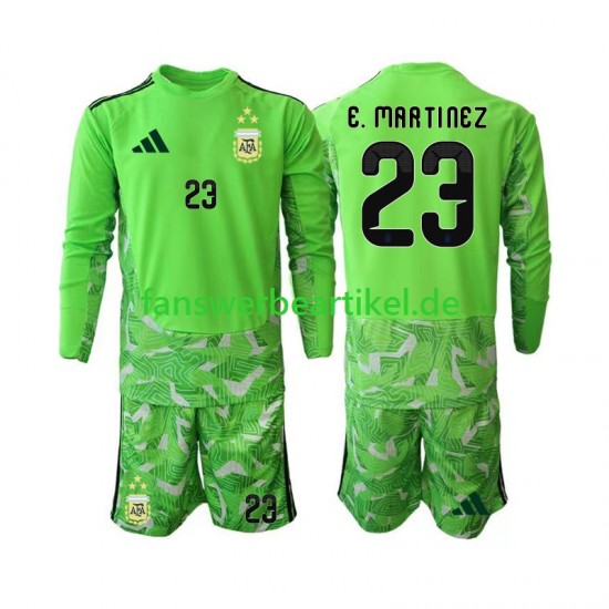 Emiliano Martinez 23 Torwart Trikot Argentinien Kinder Ausweich ausrüstung WM 2026 Langarm