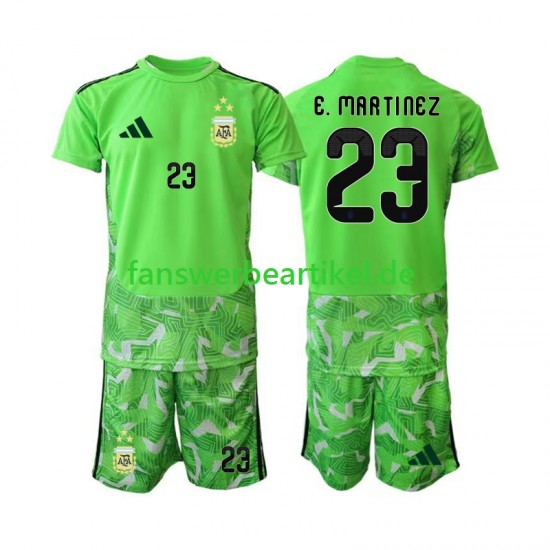 Emiliano Martinez 23 Torwart Trikot Argentinien Kinder Ausweich ausrüstung WM 2026 Kurzarm
