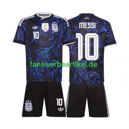 Lionel Messi 10 Trikot Argentinien Kinder Auswärtsausrüstung WM 2026 Kurzarm