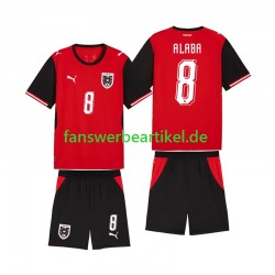David Alaba 8 Trikot Österreich Kinder Heimausrüstung WM 2026 Kurzarm