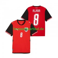 David Alaba 8 Trikot Österreich Herren Heimausrüstung WM 2026 Kurzarm