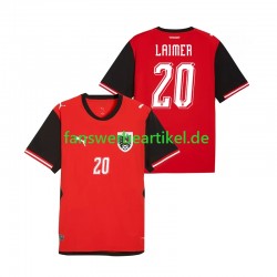 Konrad Laimer 20 Trikot Österreich Herren Heimausrüstung WM 2026 Kurzarm