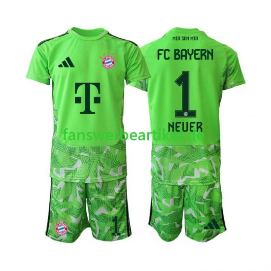 Manuel Neuer 1 Torwart Trikot FC Bayern München Kinder Heimausrüstung 2027-2028 Kurzarm