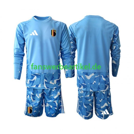 Torwart Trikot Belgien Kinder Heimausrüstung WM 2026 Langarm