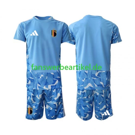 Torwart Trikot Belgien Kinder Heimausrüstung WM 2026 Kurzarm