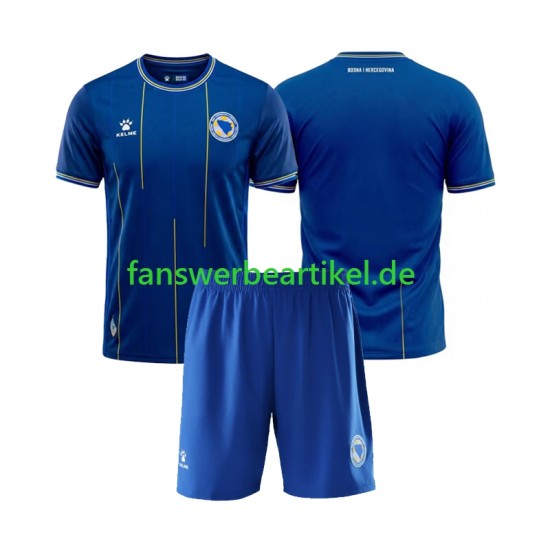 Trikot Bosnien und Herzegowina Kinder Heimausrüstung WM 2026 Kurzarm