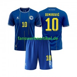 Ermedin Demirovic 10 Trikot Bosnien und Herzegowina Kinder Heimausrüstung WM 2026 Kurzarm