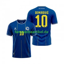 Ermedin Demirovic 10 Trikot Bosnien und Herzegowina Herren Heimausrüstung WM 2026 Kurzarm