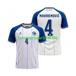 Tarik Muharemovic 4 Trikot Bosnien und Herzegowina Herren Auswärtsausrüstung WM 2026 Kurzarm