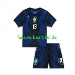 Endrick 19 Trikot Brasilien Kinder Auswärtsausrüstung WM 2026 Kurzarm
