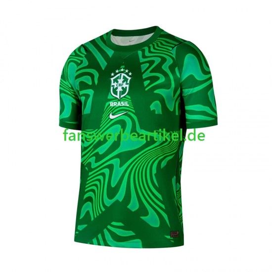 Torwart Trikot Brasilien Herren Auswärtsausrüstung WM 2026 Kurzarm