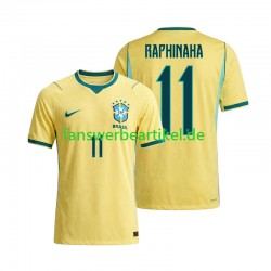 Raphinha 11 Trikot Brasilien Herren Heimausrüstung WM 2026 Kurzarm
