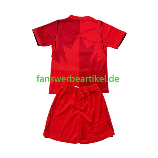 Trikot Kanada Kinder Heimausrüstung WM 2026 Kurzarm