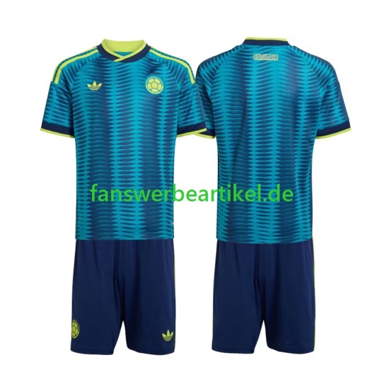 Trikot Kolumbien Kinder Auswärtsausrüstung WM 2026 Kurzarm