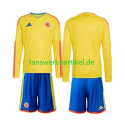 Trikot Kolumbien Kinder Heimausrüstung WM 2026 Langarm
