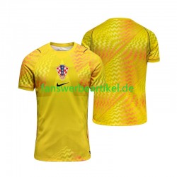 Torwart Trikot Kroatien Herren Heimausrüstung WM 2026 Kurzarm