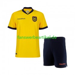 Trikot Ecuador Kinder Heimausrüstung WM 2026 Kurzarm