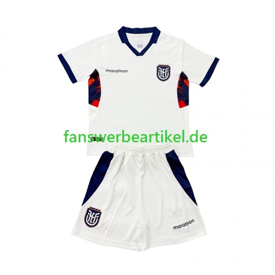 Trikot Ecuador Kinder Ausweich ausrüstung WM 2026 Kurzarm