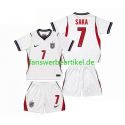 Bukayo Saka 7 Trikot England Kinder Heimausrüstung WM 2026 Kurzarm