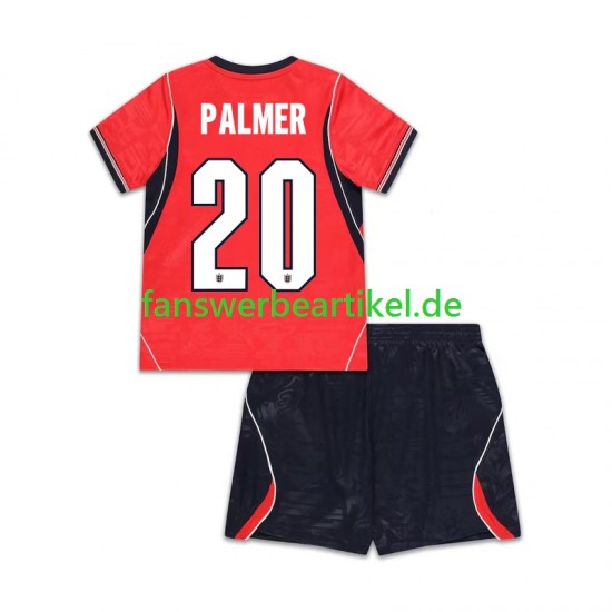 Cole Palmer 20 Trikot England Kinder Auswärtsausrüstung WM 2026 Kurzarm