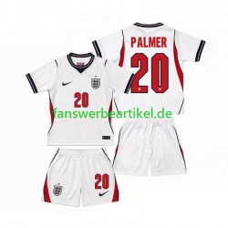 Cole Palmer 20 Trikot England Kinder Heimausrüstung WM 2026 Kurzarm