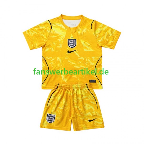 Torwart Trikot England Kinder Viertes ausrüstung WM 2026 Kurzarm