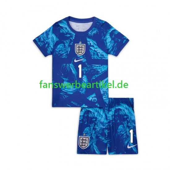 Jordan Pickford 1 Torwart Trikot England Kinder Ausweich ausrüstung WM 2026 Kurzarm