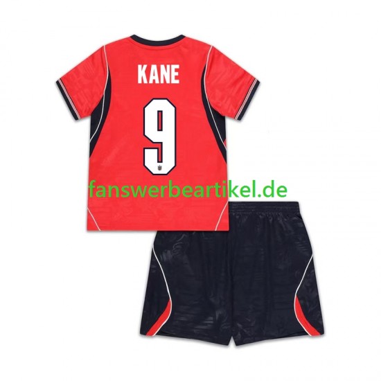 Harry Kane 9 Trikot England Kinder Auswärtsausrüstung WM 2026 Kurzarm