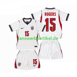 Morgan Rogers 15 Trikot England Kinder Heimausrüstung WM 2026 Kurzarm