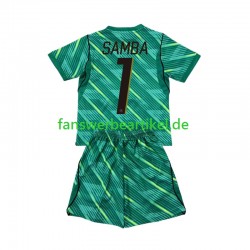 Brice Samba 1 Torwart Trikot Frankreich Kinder Ausweich ausrüstung WM 2026 Kurzarm