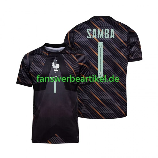 Brice Samba 1 Torwart Trikot Frankreich Herren Heimausrüstung WM 2026 Kurzarm