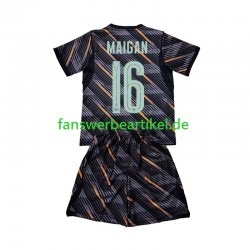 Mike Maignan 16 Torwart Trikot Frankreich Kinder Heimausrüstung WM 2026 Kurzarm
