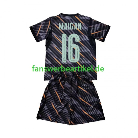 Mike Maignan 16 Torwart Trikot Frankreich Kinder Heimausrüstung WM 2026 Kurzarm