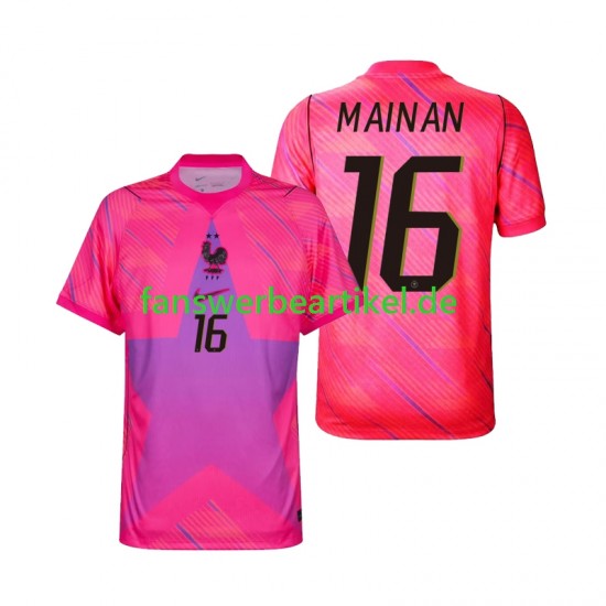 Mike Maignan 16 Torwart Trikot Frankreich Herren Auswärtsausrüstung WM 2026 Kurzarm