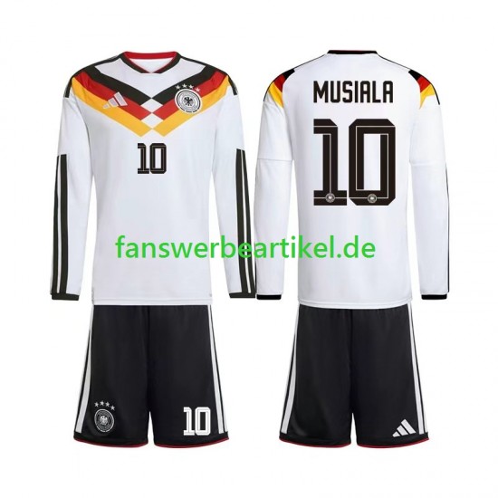 Jamal Musiala 10 Trikot Deutschland Kinder Heimausrüstung WM 2026 Langarm