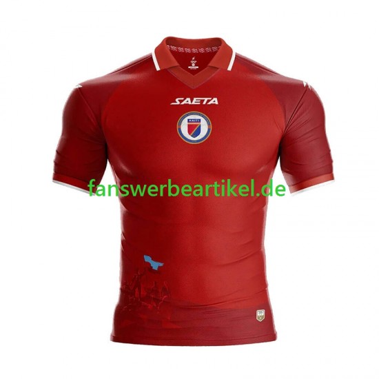 Haiti Trikot Herren Ausweich ausrüstung WM 2026 Kurzarm