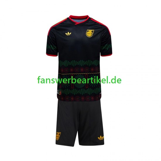 Trikot Jamaika Kinder Auswärtsausrüstung WM 2026 Kurzarm