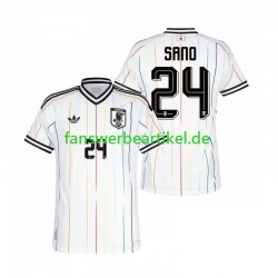 Kaishu Sano 24 Trikot Japan Herren Auswärtsausrüstung WM 2026 Kurzarm