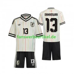 Keito Nakamura 13 Trikot Japan Kinder Auswärtsausrüstung WM 2026 Kurzarm
