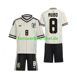 Kubo 8 Trikot Japan Kinder Auswärtsausrüstung WM 2026 Kurzarm