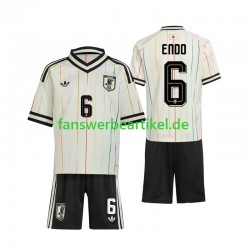 Wataru Endo 6 Trikot Japan Kinder Auswärtsausrüstung WM 2026 Kurzarm