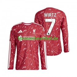 Florian Wirtz 7 Trikot Liverpool Herren Heimausrüstung 2027-2028 Langarm
