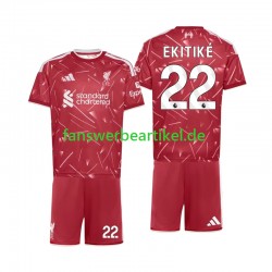 Hugo Ekitike 22 Trikot Liverpool Kinder Heimausrüstung 2027-2028 Kurzarm